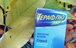 Как применять таблетки Терафлю ЛАР